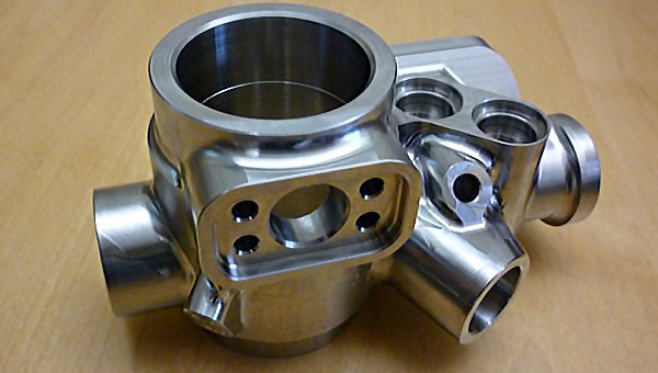 Chi tiết ngành hàng không bằng nhôm phay cnc 3+2 trục