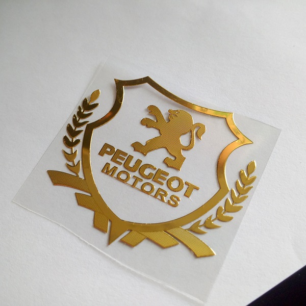 logo peugeot gia công siêu mỏng