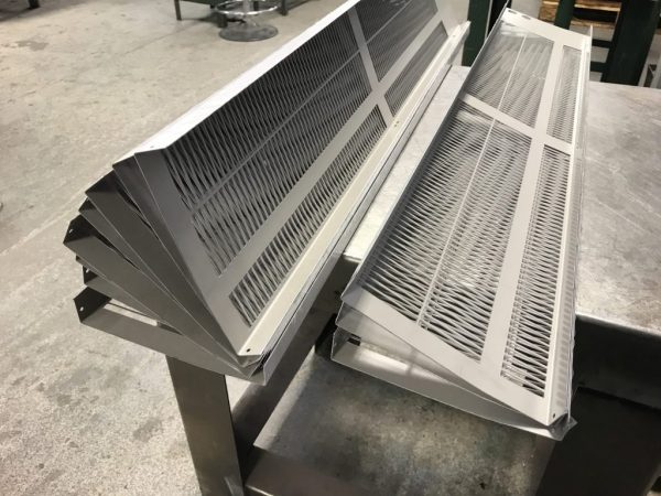 Mạng lọc bằng nhôm đột dập cnc