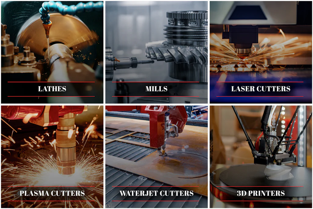 Các loại máy cắt CNC được sử dụng phổ biến hiện nay Các loại máy cắt CNC được sử dụng phổ biến hiện nay