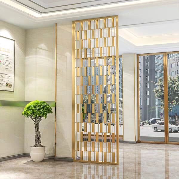 Vách ngăn kim loại kết hợp với kính Vách ngăn kim loại kết hợp với kính